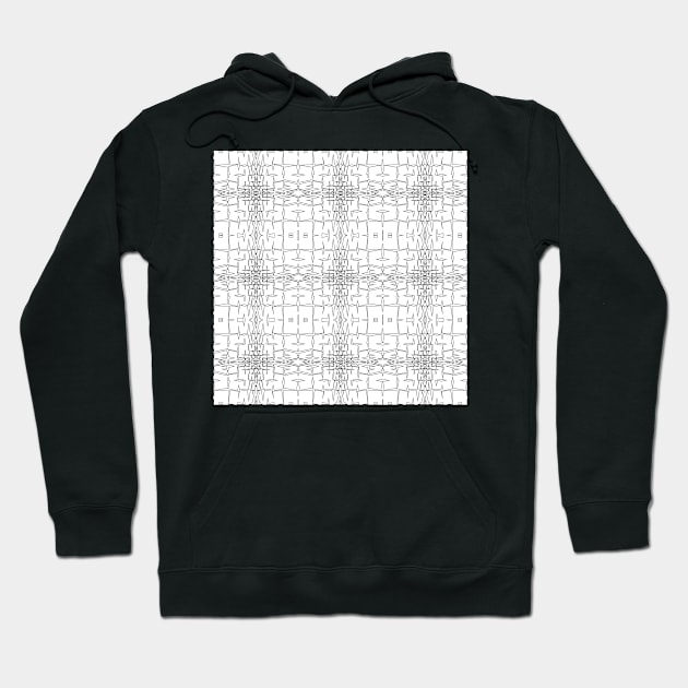 Repeating geometric pattern with lines elements Hoodie by IrinaGuArt